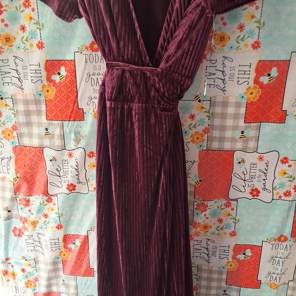 NWT RACHEL ROY NOMI RIBBED MIDI WRAP DRESS - Picture 3 of 13